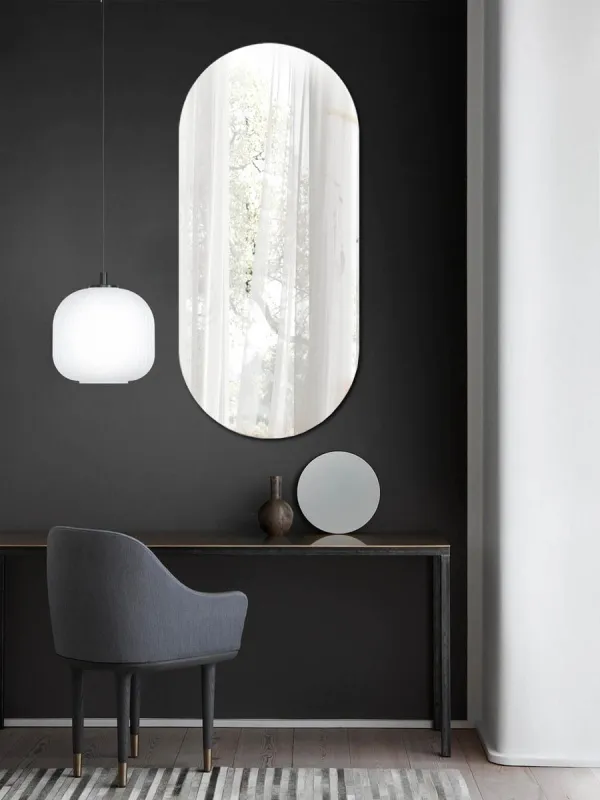 Зеркало навесное Z-16 110х50 см без рамки