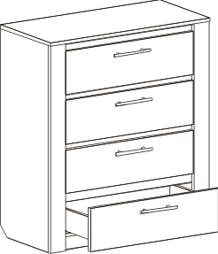 Комод 850 "Элана" спальня Персидский жемчуг Комод 850 "Элана" спальня Персидский жемчуг