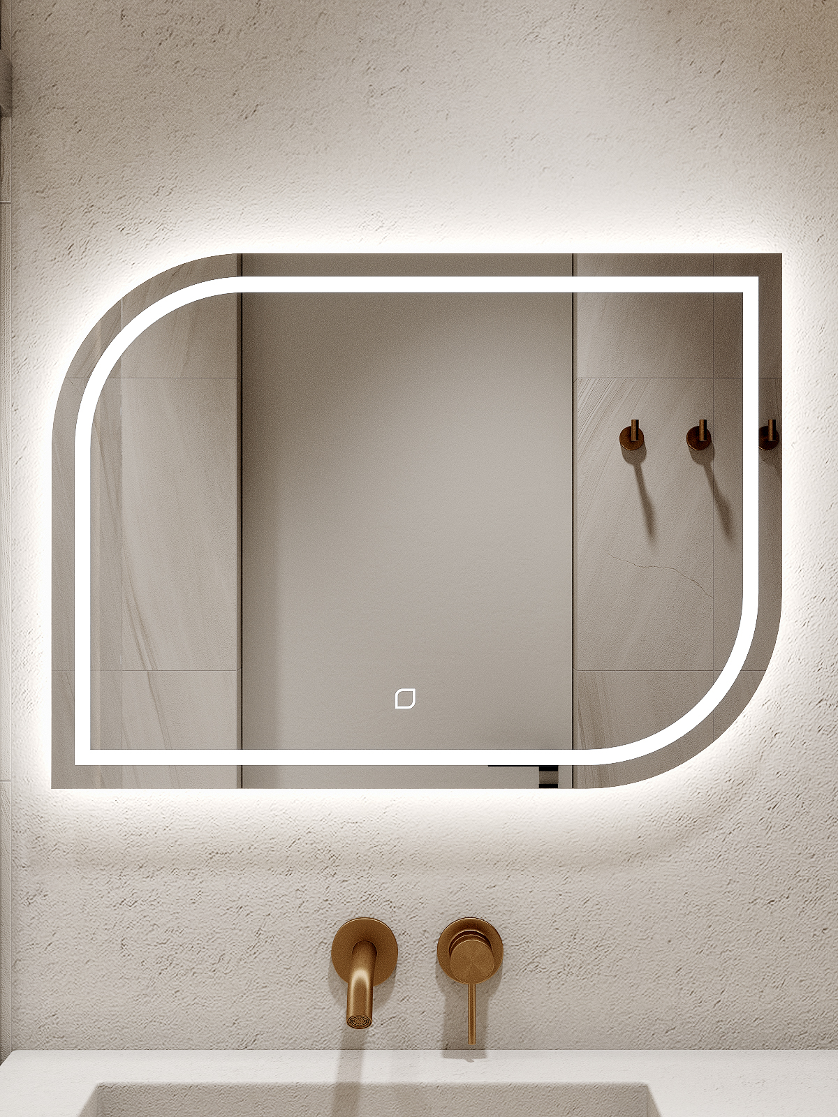 Зеркало навесное Z-17 с подсветкой