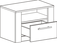 Тумба прикроватная "Элана" спальня Персидский жемчуг Тумба прикроватная "Элана" спальня Персидский жемчуг