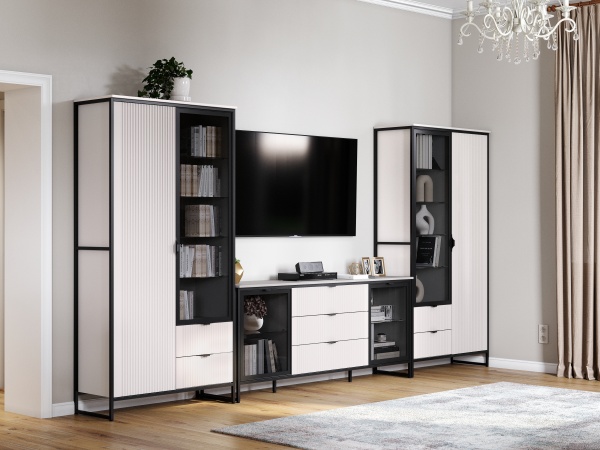 Шкаф 2 дв 2 ящ "Нора" гостиная Персидский жемчуг Шкаф 2 дв 2 ящ "Нора" гостиная Персидский жемчуг