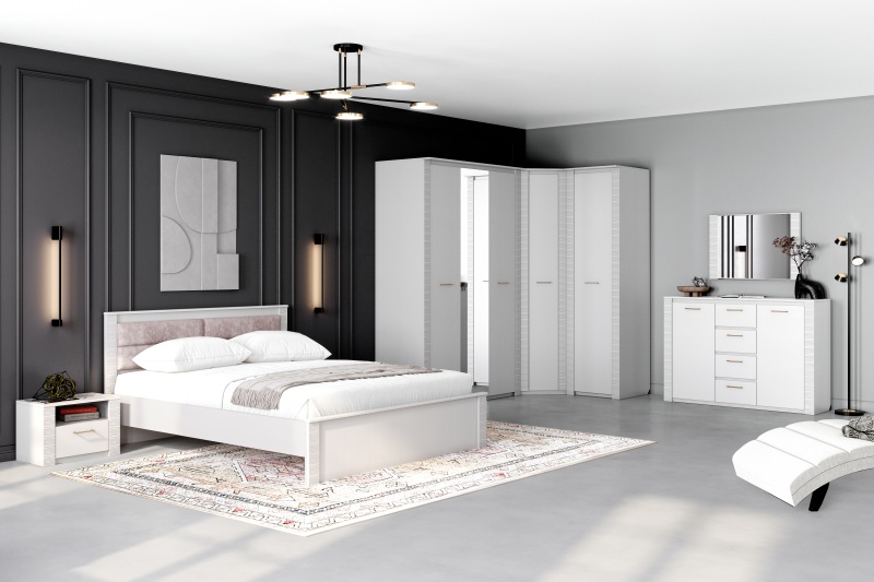 Стеллаж "Элана" спальня Персидский жемчуг Стеллаж "Элана" спальня Персидский жемчуг